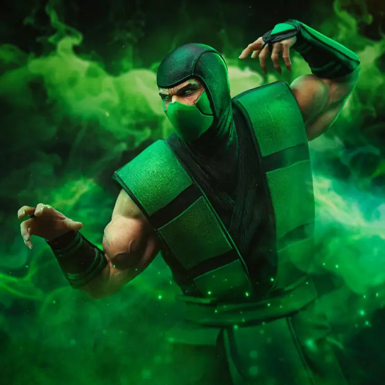 Iron Studios Mortal Kombat Art Scale - Reptile Statua 1/10 20 cm