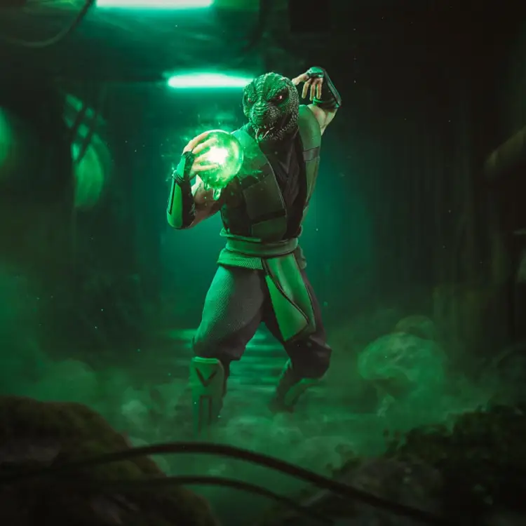 Iron Studios Mortal Kombat Art Scale - Reptile Statua 1/10 20 cm