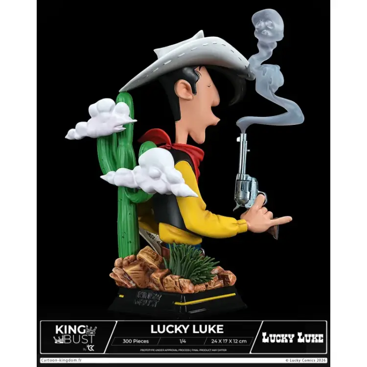 Cartoon Kingdom - LUCKY LUCK - Lucky Luke - King Bust 1/4 24cm