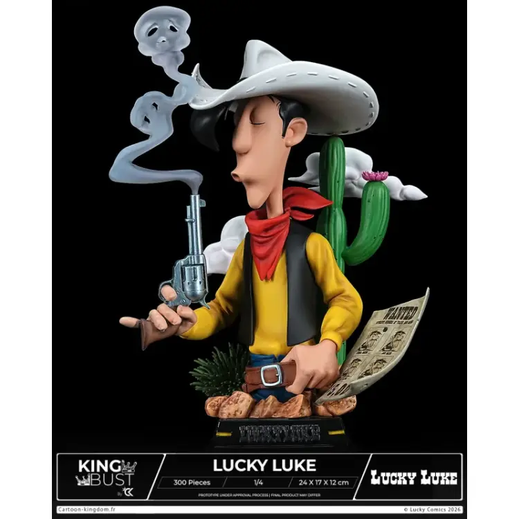 Cartoon Kingdom - LUCKY LUCK - Lucky Luke - King Bust 1/4 24cm
