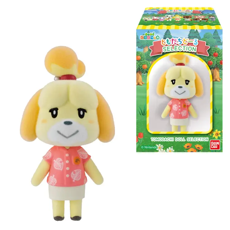 Banpresto - ANIMAL CROSSING - Flocked Doll  -  Assortiment 10 Figurine 2.5cm