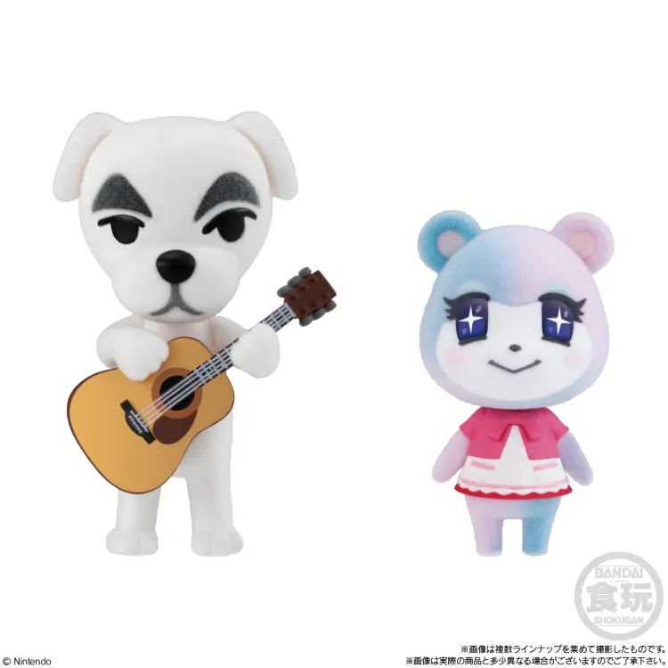 Banpresto - ANIMAL CROSSING - Flocked Doll  -  Assortiment 10 Figurine 2.5cm
