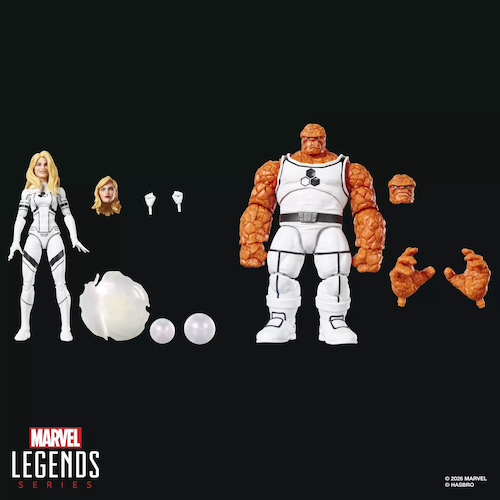 Hasbro - MARVEL - The Thing & Marvel's Invisible  - Figure Legends Series 15cm