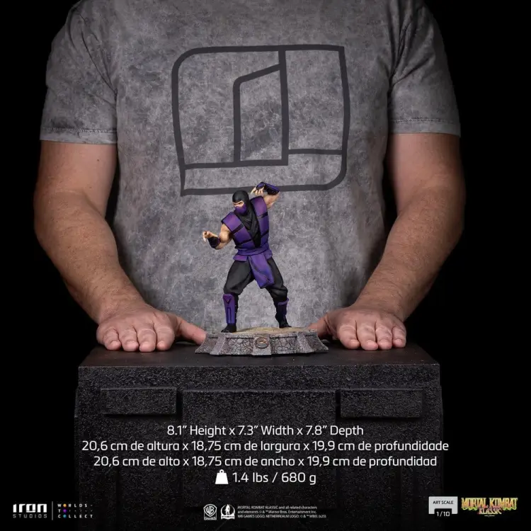 Iron Studios Mortal Kombat Art Scale - Rain - Figurka 1/10 HEO Exclusive