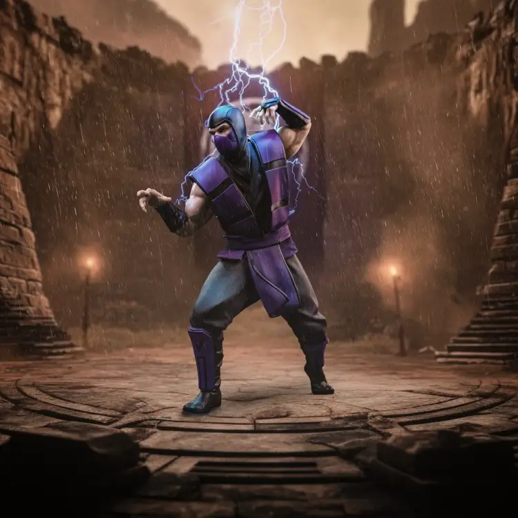 Iron Studios Mortal Kombat Art Scale - Rain - Figurka 1/10 HEO Exclusive