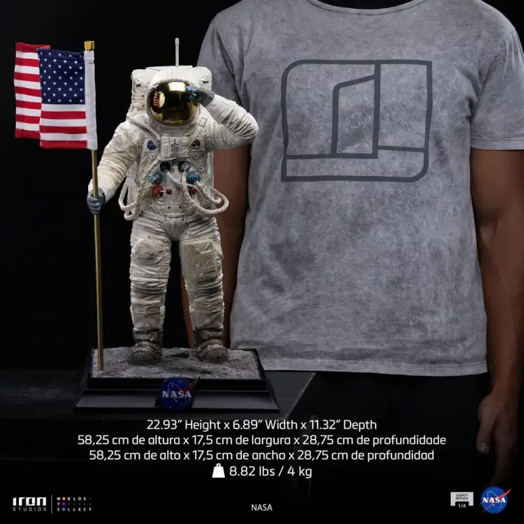 Iron Studios - NASA Legacy Replica Statue Apollo 11 Astronaut 1/4