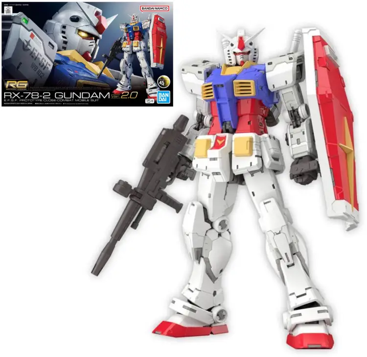 GUNDAM - RG 1/144 RX-78-2 Gundam Ver. 2.0 - Zestaw modelarski