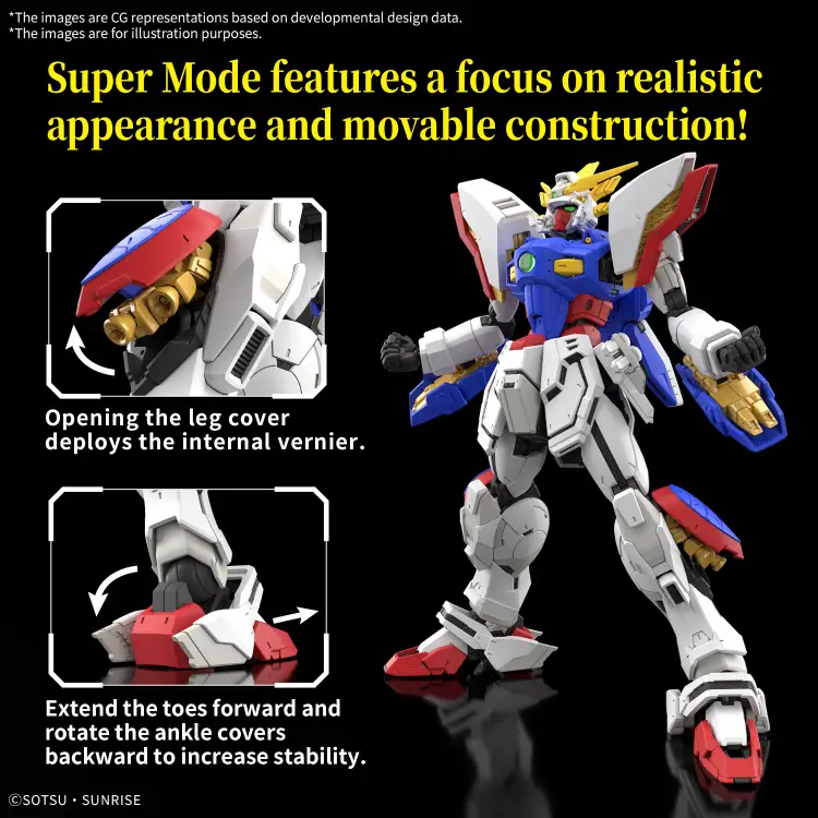 GUNDAM - RG 1/44 Lśniący Gundam - Zestaw modelarski