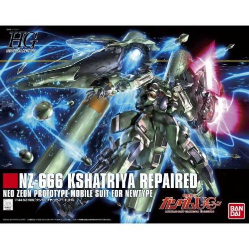 Bandai Model Kit - GUNDAM - 1/144 HGUC KSHATRIYA REPAIRED - Model Kit