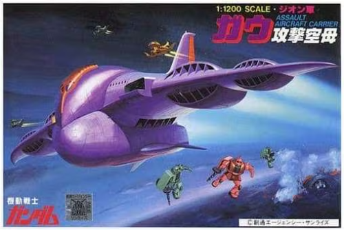 Bandai Model Kit - GUNDAM - 1/1200 GAW - Model Kit