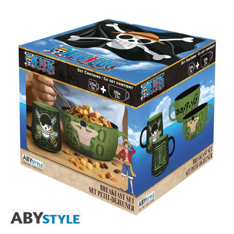 GB Eye - ONE PIECE - Zoro - Set Petit Déjeuner Mug + Bol