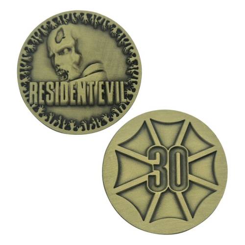 Fanattik - RESIDENT EVIL - 30th Anniversary - Limited Edition Coin -Antique Brass