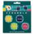 Fanattik - SCRABBLE - 4 Embossed Metal Coasters