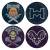 Fanattik - MASTERS OF THE UNIVERSE - 4 Embossed Metal Coasters
