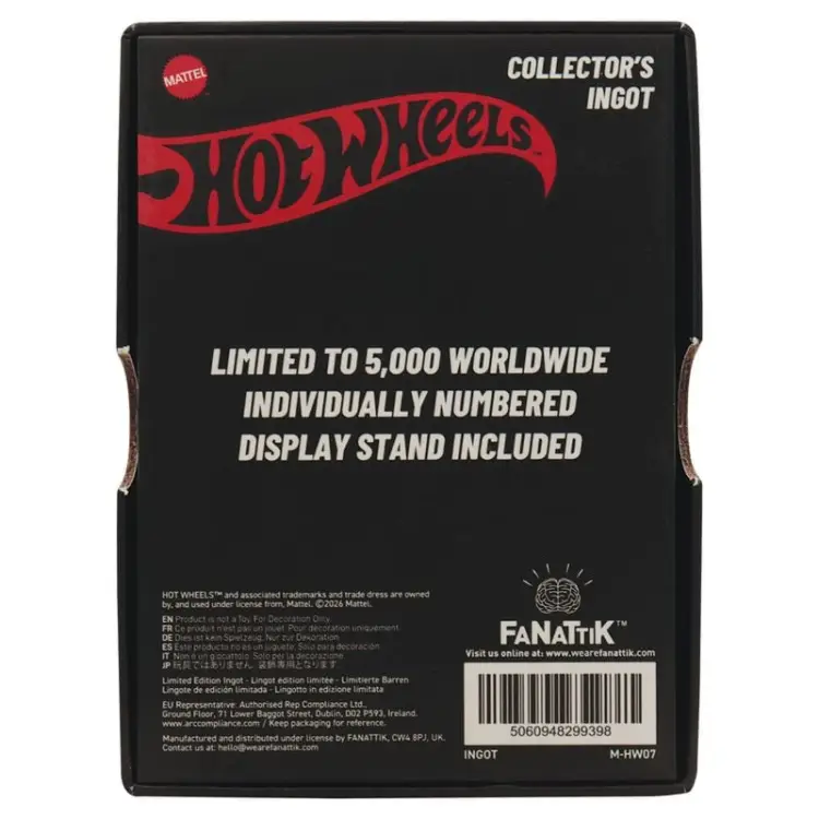 Fanattik - HOT WHEELS - Car Club - Limited Edition Ingot