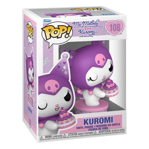 Funko POP! Sanrio: Hello Kitty and Friends - Kuromi with Cake (20th Anniversary) #108