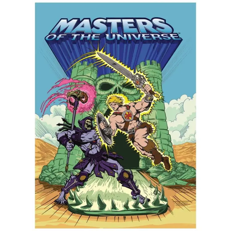 Fanattik - MASTERS OF THE UNIVERSE - He-Man Skeletor -Art Print - Limited Edition
