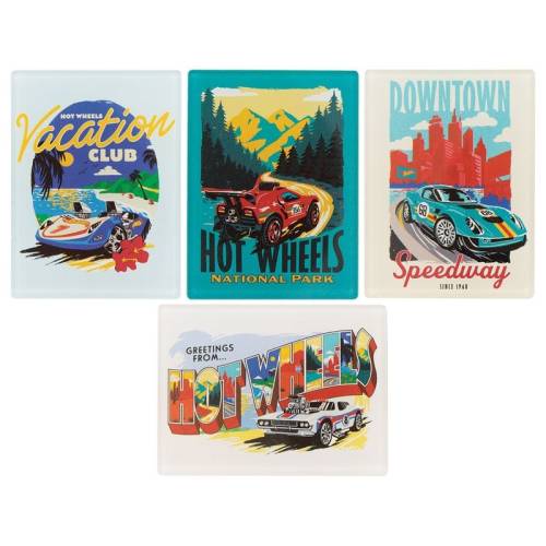 Fanattik - HOT WHEELS - Location - Set of 4 magnets