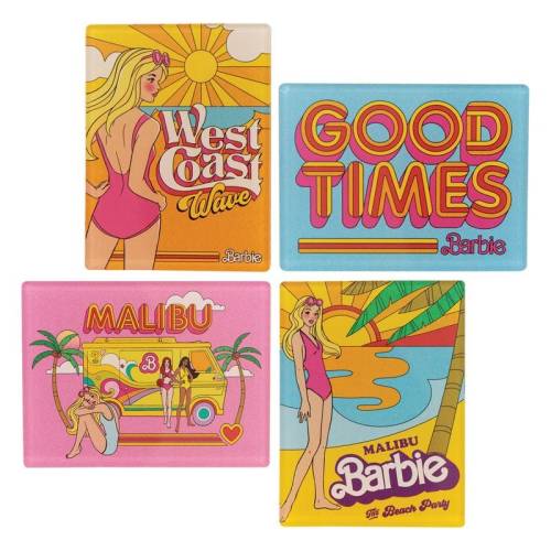 Fanattik - BARBIE - Malibu Barbie - Set of 4 magnets