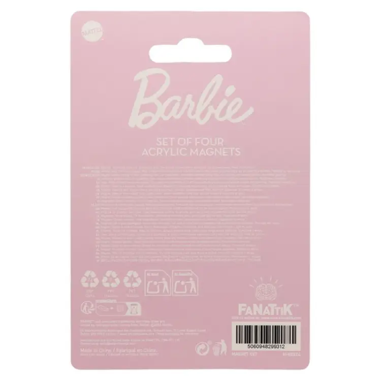 Fanattik - BARBIE - Malibu Barbie - Set of 4 magnets