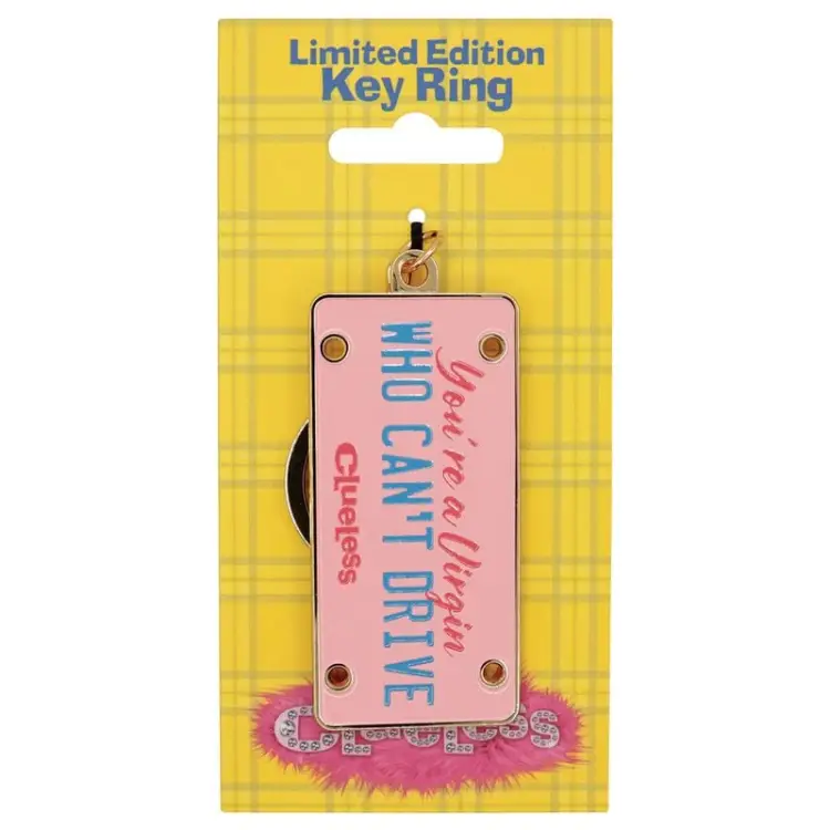 Fanattik - CLUELESS - License Plate - Limited Edition Keyring