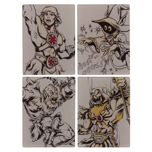 Fanattik - MASTERS OF THE UNIVERSE - Set of 4 magnets