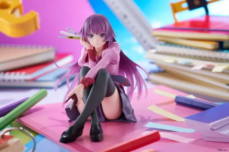 Taito Prize Monogatari - Hitagi Senjougahara - PVC Figurka Biurkowa