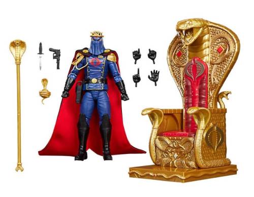 Hasbro - G.I. JOE - Cobra Commander in dress uniform & throne - Figure 15cm