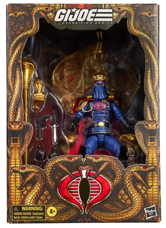 Hasbro - G.I. JOE - Cobra Commander in dress uniform & throne - Figure 15cm