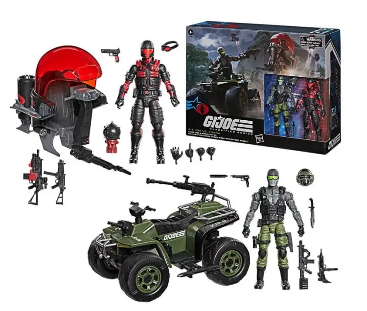 Hasbro - G.I. JOE - Snake Eyes Vs Stealth Viper - Figure Classified Serie 15cm