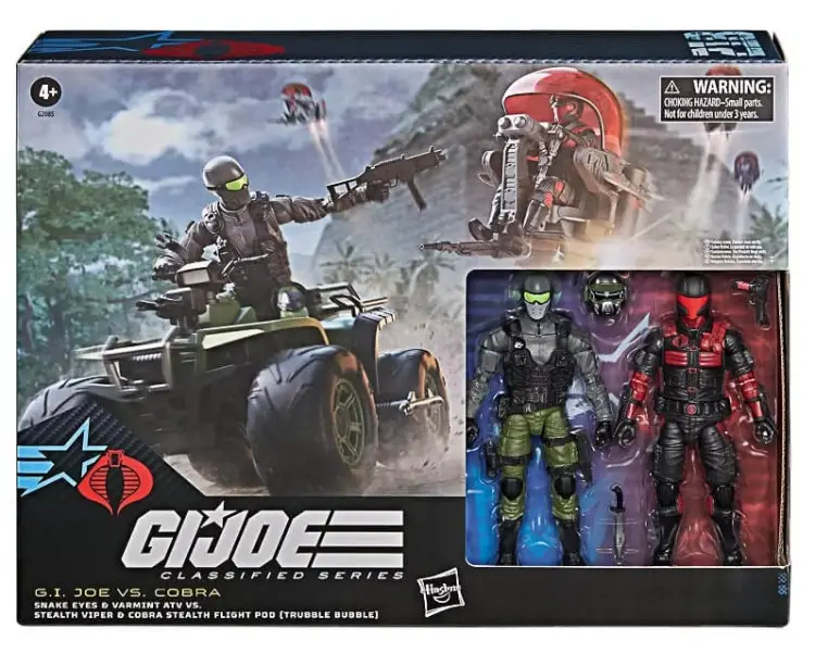 Hasbro - G.I. JOE - Snake Eyes Vs Stealth Viper - Figure Classified Serie 15cm