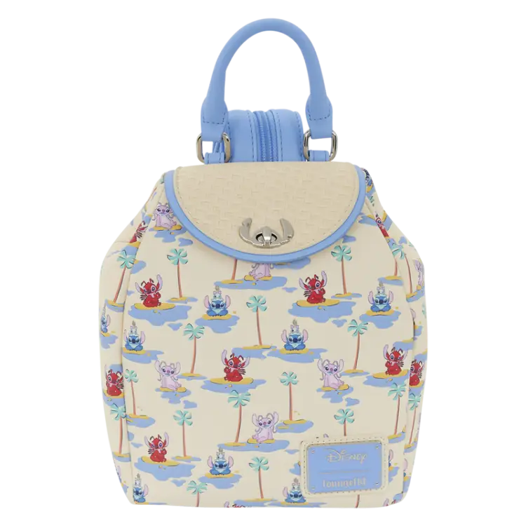 Loungefly - LILO & STITCH - Stitch, Angel & Leroy - Mini Backpack Loungefly