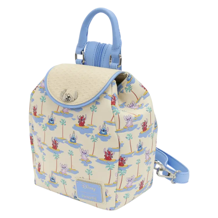 Loungefly - LILO & STITCH - Stitch, Angel & Leroy - Mini Backpack Loungefly