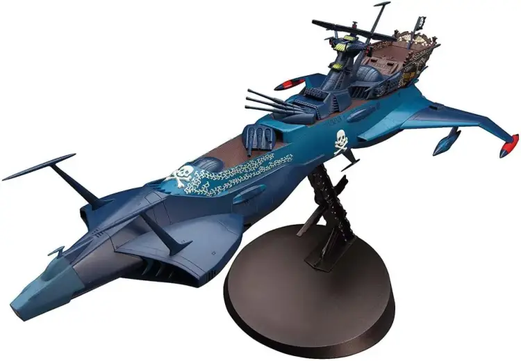 CAPTAIN HARLOCK - Arcadia Phantom Death Shadow - Model Kit 1/1500