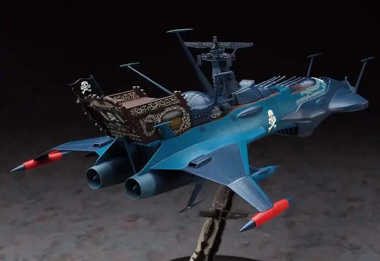 CAPTAIN HARLOCK - Arcadia Phantom Death Shadow - Model Kit 1/1500