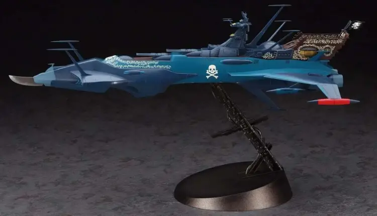 CAPTAIN HARLOCK - Arcadia Phantom Death Shadow - Model Kit 1/1500