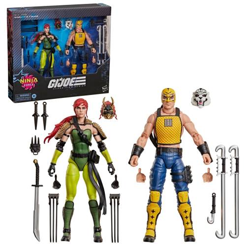 Hasbro - G.I. JOE - Ninja Force Scarlett & T'Jbang -Fig. Classified Series 15cm