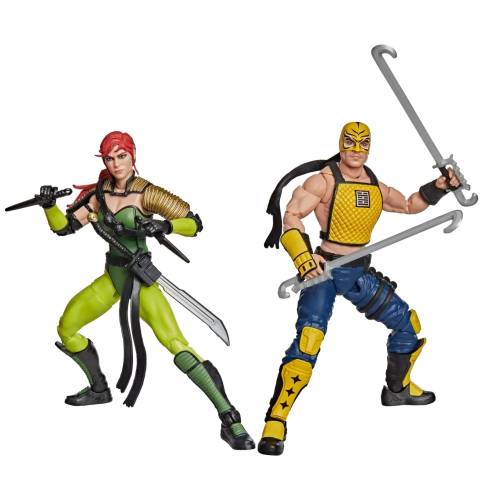 Hasbro - G.I. JOE - Ninja Force Scarlett & T'Jbang -Fig. Classified Series 15cm