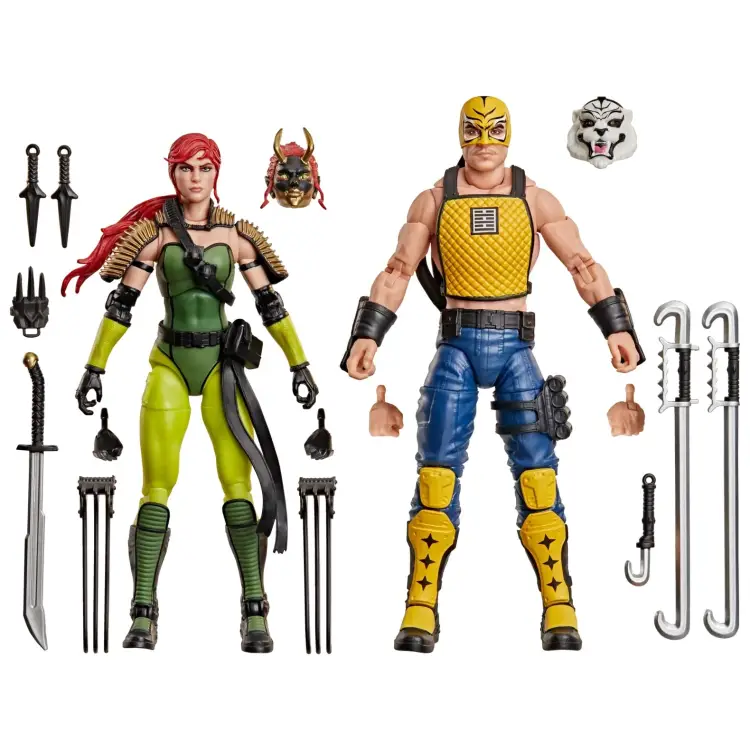 Hasbro - G.I. JOE - Ninja Force Scarlett & T'Jbang -Fig. Classified Series 15cm