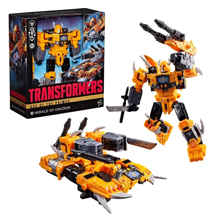 Hasbro - TRANSFORMERS -Herald Unicron -Fig. Age of the Primes Leader Class 19cm