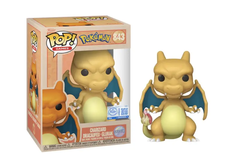 Funko - POKEMON - POP Games N° 843 - Charizard (Soft Color)