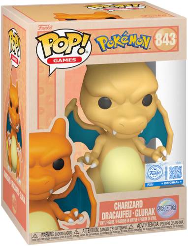 Funko - POKEMON - POP Games N° 843 - Charizard (Soft Color)