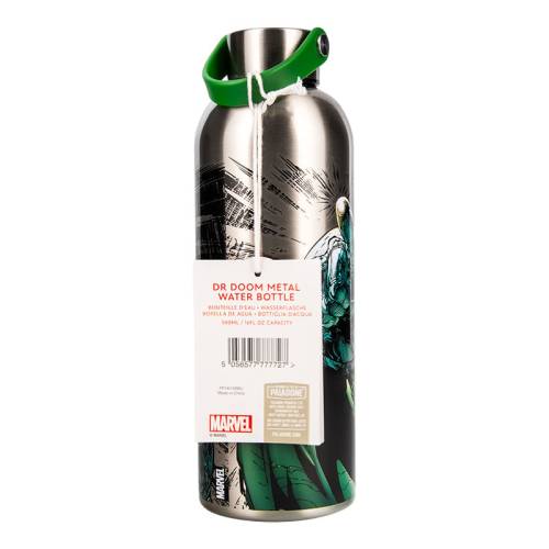 Paladone - MARVEL - Dr. Doom - Metal Water Bottle 500ml