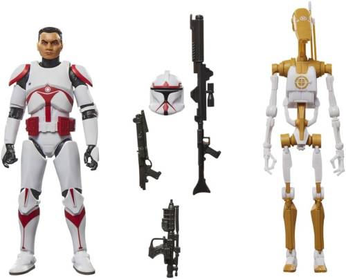 Hasbro - STAR WARS - Assault Trooper & Battle Droid - Fig. Black Series 15cm