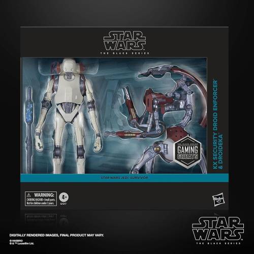 Hasbro - STAR WARS Jedi Survivor - KX Security Droid & Droideka 2Pk Figure 15cm
