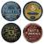 Fanattik - FAST & FURIOUS - Set of 4 Coasters - Limited Edition