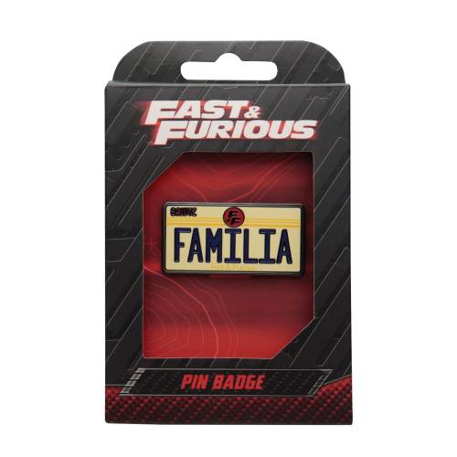Fanattik Fast & Furious - Familia License Plate - Pins Limited Edition