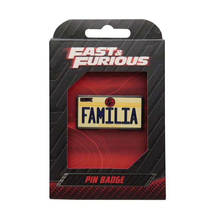 Fanattik Fast & Furious - Familia License Plate - Pins Limited Edition
