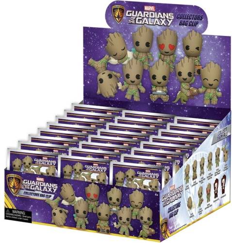 Monogram - GROOT - Series 1 - 3D Foam Bag Clip (Display 24 Pcs)