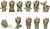 Monogram - GROOT - Series 1 - 3D Foam Bag Clip (Display 24 Pcs)